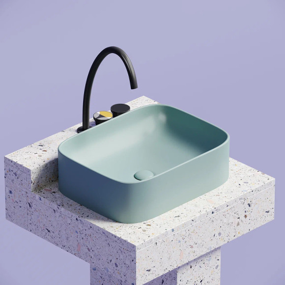 Раковина-чаша Ceramicanova Element 51 CN6052MLG Зеленая матовая Раковина-чаша Ceramicanova Element 51 CN6052MLG Зеленая матовая