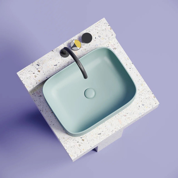 Раковина-чаша Ceramicanova Element 51 CN6052MLG Зеленая матовая Раковина-чаша Ceramicanova Element 51 CN6052MLG Зеленая матовая