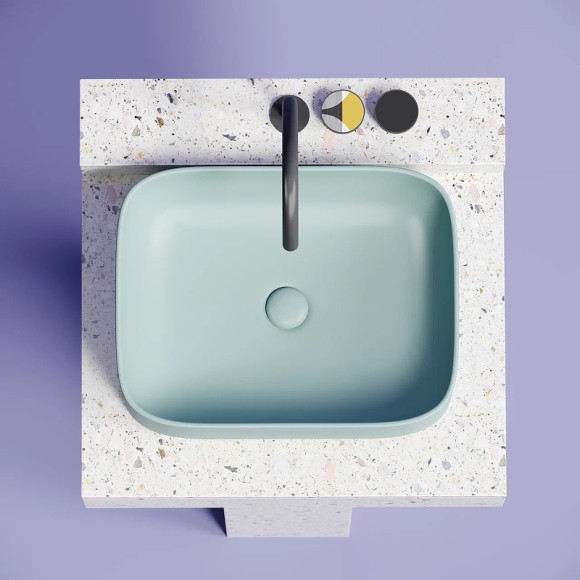 Раковина-чаша Ceramicanova Element 51 CN6052MLG Зеленая матовая Раковина-чаша Ceramicanova Element 51 CN6052MLG Зеленая матовая