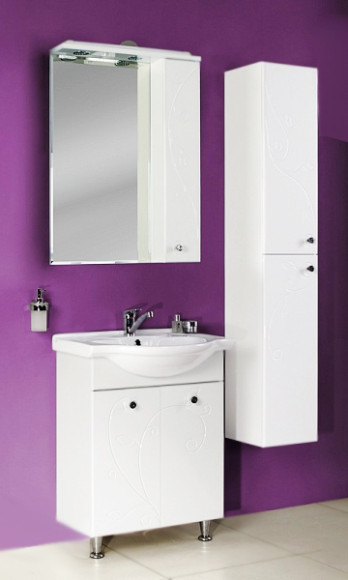 Тумба под раковину Aquaton Лиана 60 1A163101LL010 Белая