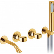 Смеситель для ванны Webert Opera OA860312010 Золото