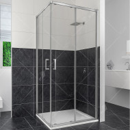 Душевой уголок RGW Classic CL-34 80х80 32093488-11 профиль Хром стекло прозрачное