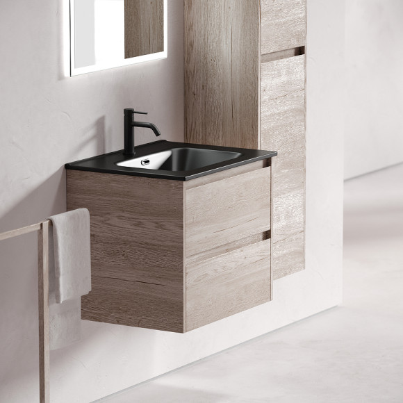 Тумба под раковину Sancos Libra 60 LB60EG подвесная Дуб галифакс натуральный