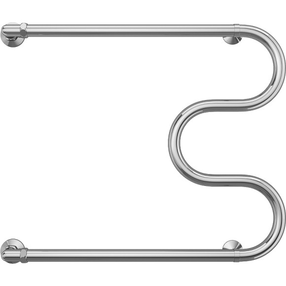 Водяной полотенцесушитель Terminus М-образный (1) 600х700 4620768881220 Хром, боковое подключение, G 1" НР