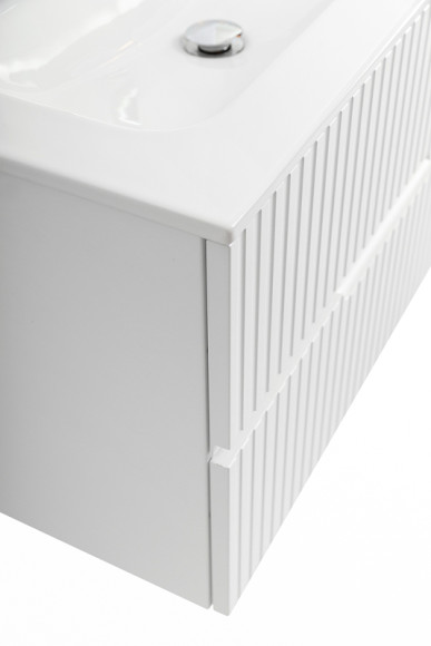 Тумба под раковину Cezares Duet-N 80 DUET-N-800-2C-SO-BO подвесная Bianco Opaco