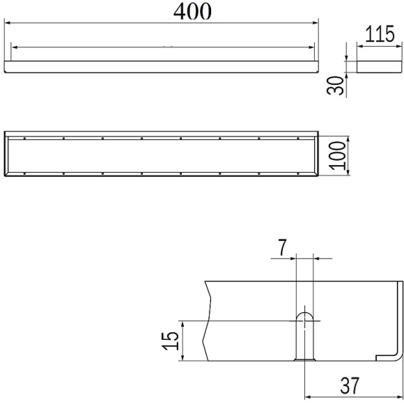 Рейлинг Inda Indissima Barra A8883CNE модульный Черный матовый Рейлинг Inda Indissima Barra A8883CNE модульный Черный матовый