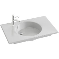 Раковина Jacob Delafon Odeon Rive Gauche 80 EXAW112-Z-00 Белая Раковина Jacob Delafon Odeon Rive Gauche 80 EXAW112-Z-00 Белая