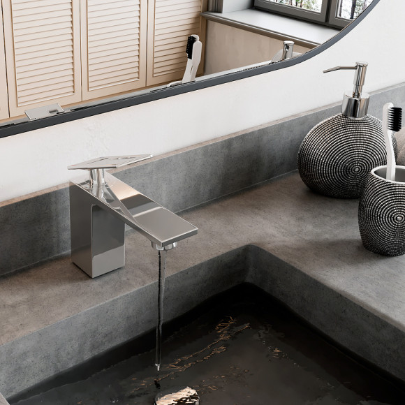 Смеситель для раковины WasserKRAFT Alme 1503 Хром Смеситель для раковины WasserKRAFT Alme 1503 Хром