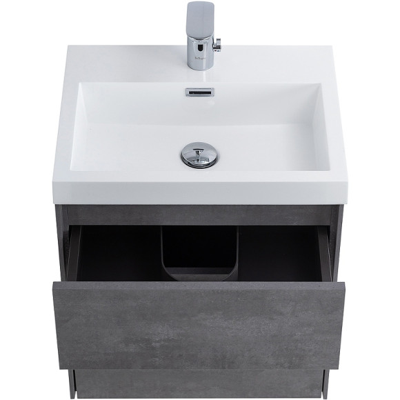 Тумба под раковину BelBagno Pietra Mini 50 PIETRA MINI-500AS-2C-SO-SCM подвесная Stucco Cemento Тумба под раковину BelBagno Pietra Mini 50 PIETRA MINI-500AS-2C-SO-SCM подвесная Stucco Cemento