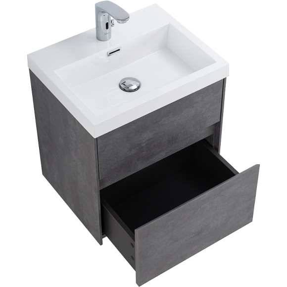 Тумба под раковину BelBagno Pietra Mini 50 PIETRA MINI-500AS-2C-SO-SCM подвесная Stucco Cemento Тумба под раковину BelBagno Pietra Mini 50 PIETRA MINI-500AS-2C-SO-SCM подвесная Stucco Cemento