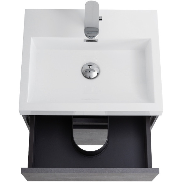 Тумба под раковину BelBagno Pietra Mini 50 PIETRA MINI-500AS-2C-SO-SCM подвесная Stucco Cemento Тумба под раковину BelBagno Pietra Mini 50 PIETRA MINI-500AS-2C-SO-SCM подвесная Stucco Cemento