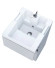 Тумба с раковиной Marka One Bumble 40H Ц0000001480 Белая