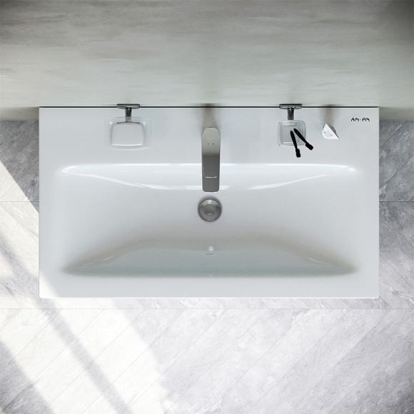 Тумба под раковину AM.PM Gem S 75 M91FSX0752WG Белая Тумба под раковину AM.PM Gem S 75 M91FSX0752WG Белая