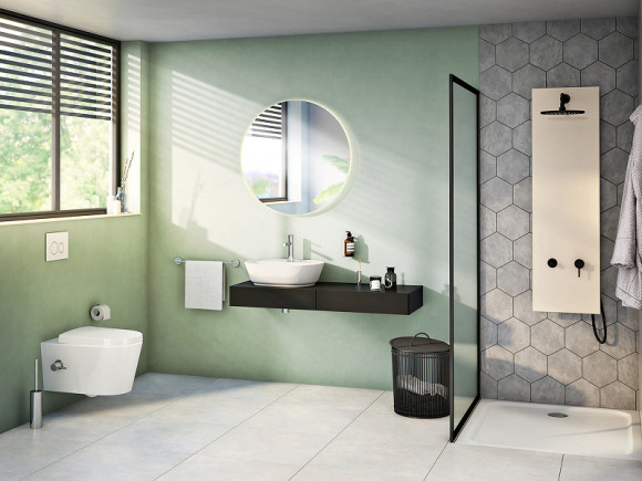 Раковина Vitra Geo 55 7428B003-0001 Белая