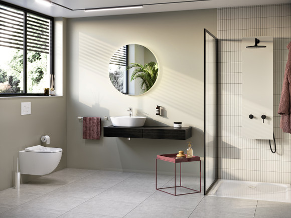 Раковина Vitra Geo 55 7428B003-0001 Белая