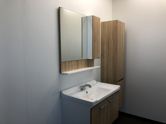 Зеркальный шкаф Comforty Рига 80 00004139024 Дуб сонома Зеркальный шкаф Comforty Рига 80 00004139024 Дуб сонома