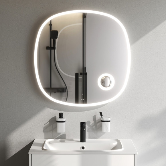 Зеркало AM.PM Func 80 M8FMOX0803SA с подсветкой с увеличением с ИК-сенсорным выключателем Зеркало AM.PM Func 80 M8FMOX0803SA с подсветкой с увеличением с ИК-сенсорным выключателем