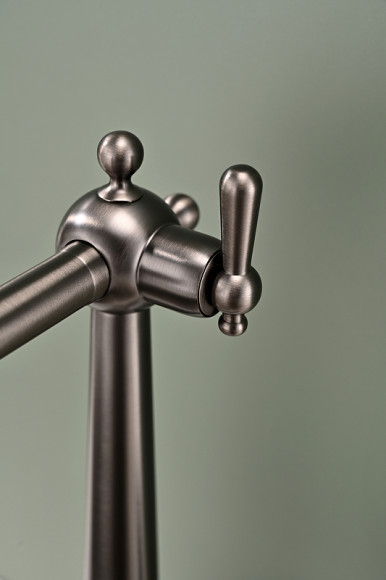 Смеситель для кухни Paulmark Retro Re213226-GM Вороненая сталь Смеситель для кухни Paulmark Retro Re213226-GM Вороненая сталь