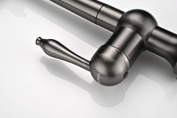 Смеситель для кухни Paulmark Retro Re213226-GM Вороненая сталь Смеситель для кухни Paulmark Retro Re213226-GM Вороненая сталь