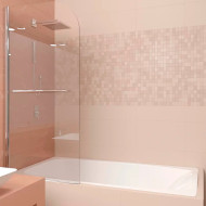 Шторка на ванну Veconi Palau 80 PL80-80-01-19C1 профиль Хром стекло прозрачное Шторка на ванну Veconi Palau 80 PL80-80-01-19C1 профиль Хром стекло прозрачное