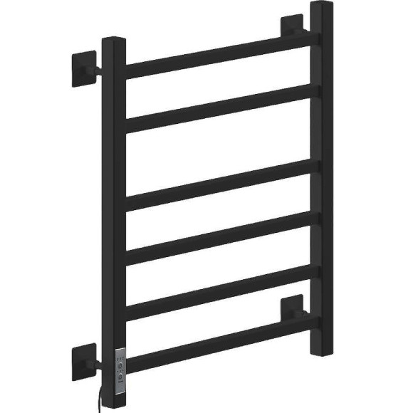 Электрический полотенцесушитель Ника Step-2 60/50 Черный матовый Электрический полотенцесушитель Ника Step-2 60/50 Черный матовый