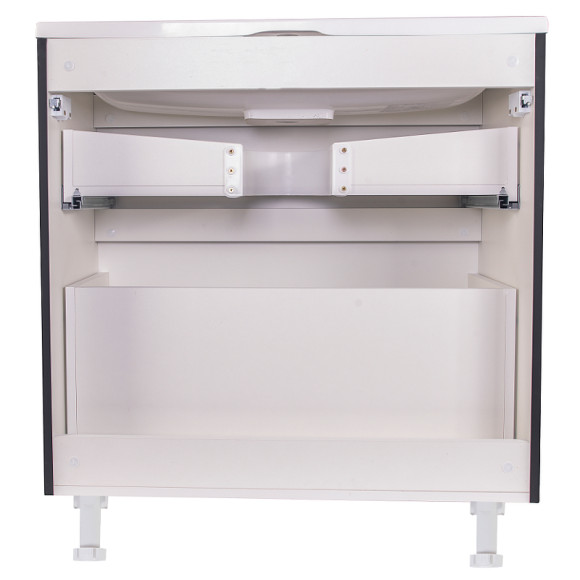 Тумба под раковину Style Line Бергамо 80 СС-00002313 Черная антискрейч Тумба под раковину Style Line Бергамо 80 СС-00002313 Черная антискрейч