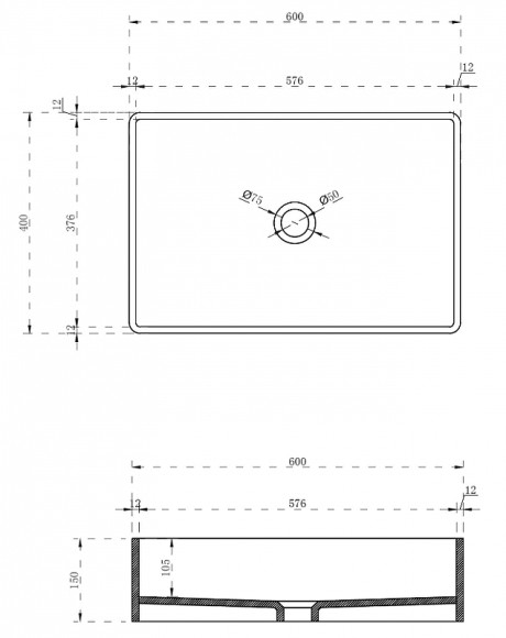 Раковина-чаша Abber Kristall 60 AT2803Onyx Черная Раковина-чаша Abber Kristall 60 AT2803Onyx Черная