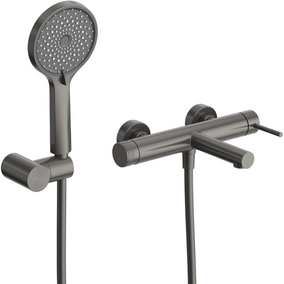 Смеситель для ванны Cezares Relax RELAX-VD-GM Оружейная сталь