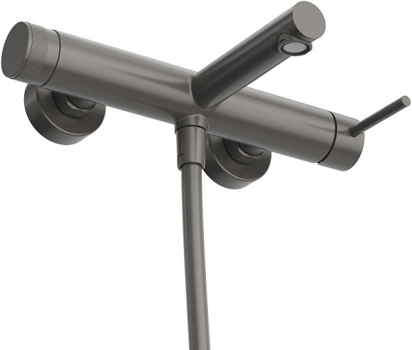 Смеситель для ванны Cezares Relax RELAX-VD-GM Оружейная сталь