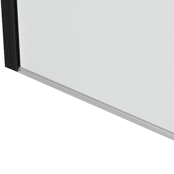 Шторка на ванну Bravat Alfa 70 BG070.1501BM профиль Черный матовый стекло прозрачное