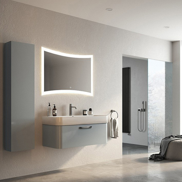 Зеркало Континент Silence 1200х780 ЗЛП489 с подсветкой с сенсорным выключателем