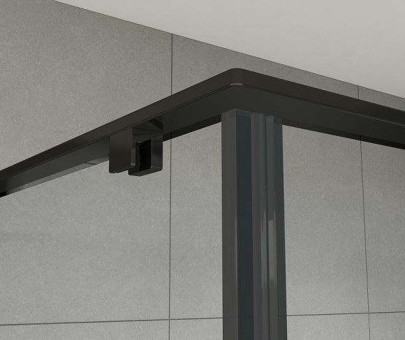 Душевой уголок Vincea Arno 120х90 VSR-1A9012CLB профиль Черный стекло прозрачное