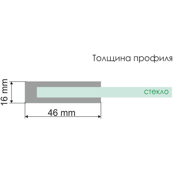 Душевая стенка WasserKRAFT Dinkel 58R06-RP80 / Alme 15R06-RP80 80 58R06-RP80/15R06-RP80 профиль Хром стекло прозрачное
