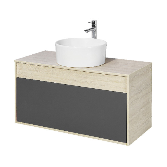 Тумба под раковину Aquaton Лофт Урбан 100 1A247701LQX60 подвесная Cерый графит Дуб орегон Тумба под раковину Aquaton Лофт Урбан 100 1A247701LQX60 подвесная Cерый графит Дуб орегон