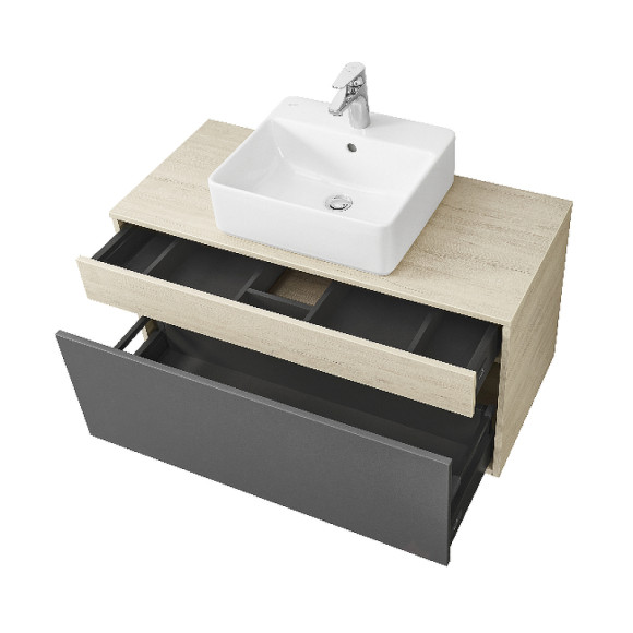 Тумба под раковину Aquaton Лофт Урбан 100 1A247701LQX60 подвесная Cерый графит Дуб орегон Тумба под раковину Aquaton Лофт Урбан 100 1A247701LQX60 подвесная Cерый графит Дуб орегон