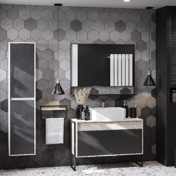 Тумба под раковину Aquaton Лофт Урбан 100 1A247701LQX60 подвесная Cерый графит Дуб орегон Тумба под раковину Aquaton Лофт Урбан 100 1A247701LQX60 подвесная Cерый графит Дуб орегон