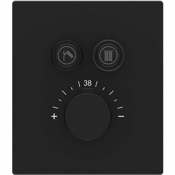 Душевая система Vincea Inspire VSFW-3I21T2MB с термостатом Черная матовая Душевая система Vincea Inspire VSFW-3I21T2MB с термостатом Черная матовая