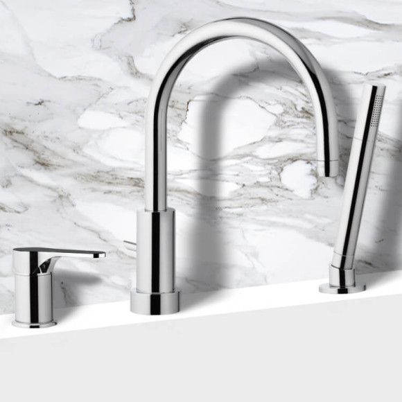 Смеситель на борт ванны Remer Class Line L07 Хром Смеситель на борт ванны Remer Class Line L07 Хром