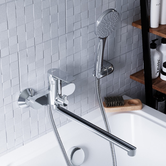 Смеситель для ванны Damixa RedBlu Origin Evo 2 789500000 универсальный Хром