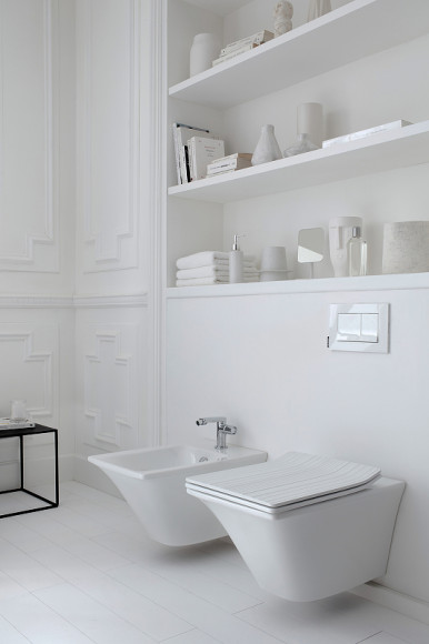 Биде Jacob Delafon Grands Boulevards EMH0002-00 подвесное Белое Биде Jacob Delafon Grands Boulevards EMH0002-00 подвесное Белое