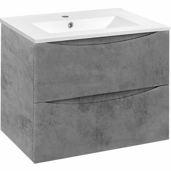 Тумба под раковину Vincea Mia 70 VMC-2MC700BT подвесная Beton