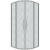 Душевой уголок Grossman Cosmo 100х100 301.K33.02.1010.10.02 профиль Хром стекло шиншилла