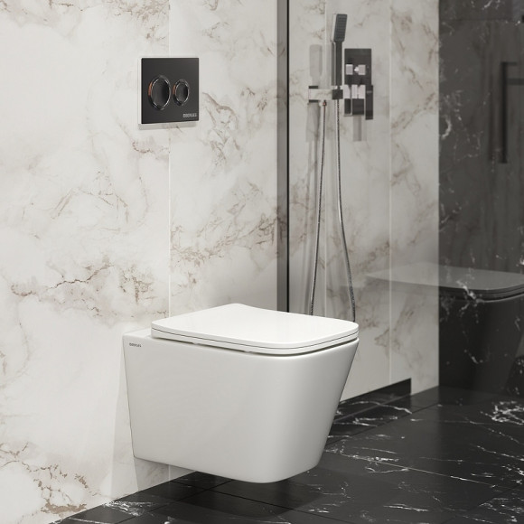 Унитаз Berges Floe S Rimless 082134 подвесной с сиденьем Микролифт Унитаз Berges Floe S Rimless 082134 подвесной с сиденьем Микролифт