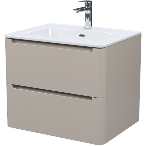 Тумба с раковиной Iddis Edifice 60 EDI60C0i95K подвесная Капучино