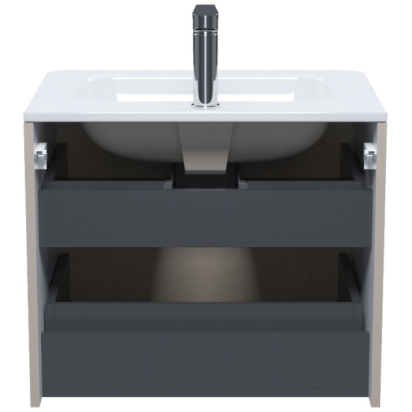 Тумба с раковиной Iddis Edifice 60 EDI60C0i95K подвесная Капучино