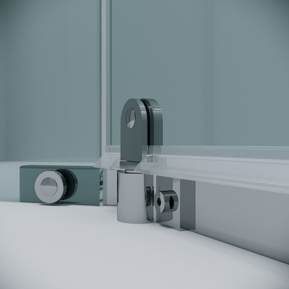 Душевой уголок Grossman Pragma 100х100 302.K33.03.1010.10.00 профиль Хром стекло прозрачное Душевой уголок Grossman Pragma 100х100 302.K33.03.1010.10.00 профиль Хром стекло прозрачное