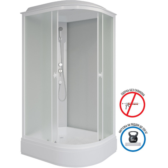 Душевая кабина Niagara Promo 90x80 L P90/80/26L/MT без гидромассажа Душевая кабина Niagara Promo 90x80 L P90/80/26L/MT без гидромассажа