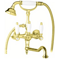 Смеситель для ванны Cezares First VDF FIRST-VDF-03/24-Bi Золото 24 карат