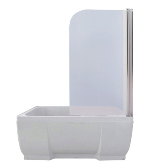 Шторка на ванну River Baikal 75 ПР 10000001616 профиль Матовый хром стекло матовое