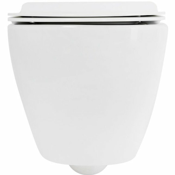 Унитаз Cezares Stylus CZR-513-TH-R/CZR-2011-SC подвесной с сиденьем Микролифт Унитаз Cezares Stylus CZR-513-TH-R/CZR-2011-SC подвесной с сиденьем Микролифт